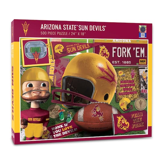 College Team Retro Series 500 Piece Puzzle